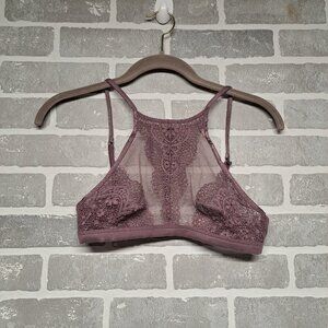 Victoria‎ Secret Body By Victoria Violet Lace Bralette Size Medium